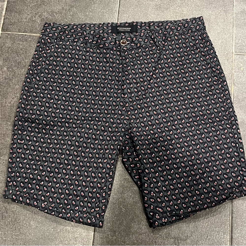 Scotch & Soda Men's Patterned Shorts 31
